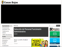 Tablet Screenshot of casasbajas.es